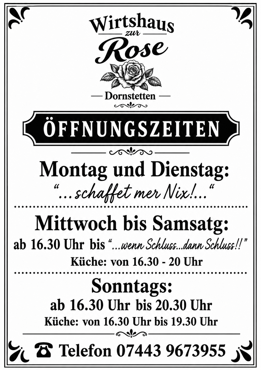 Öffnungszeiten